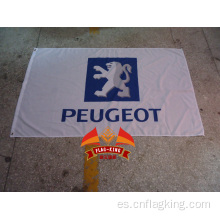 bandera del equipo de carreras de peugeot bandera de carreras de peugeot 90 * 150 cm poliéster